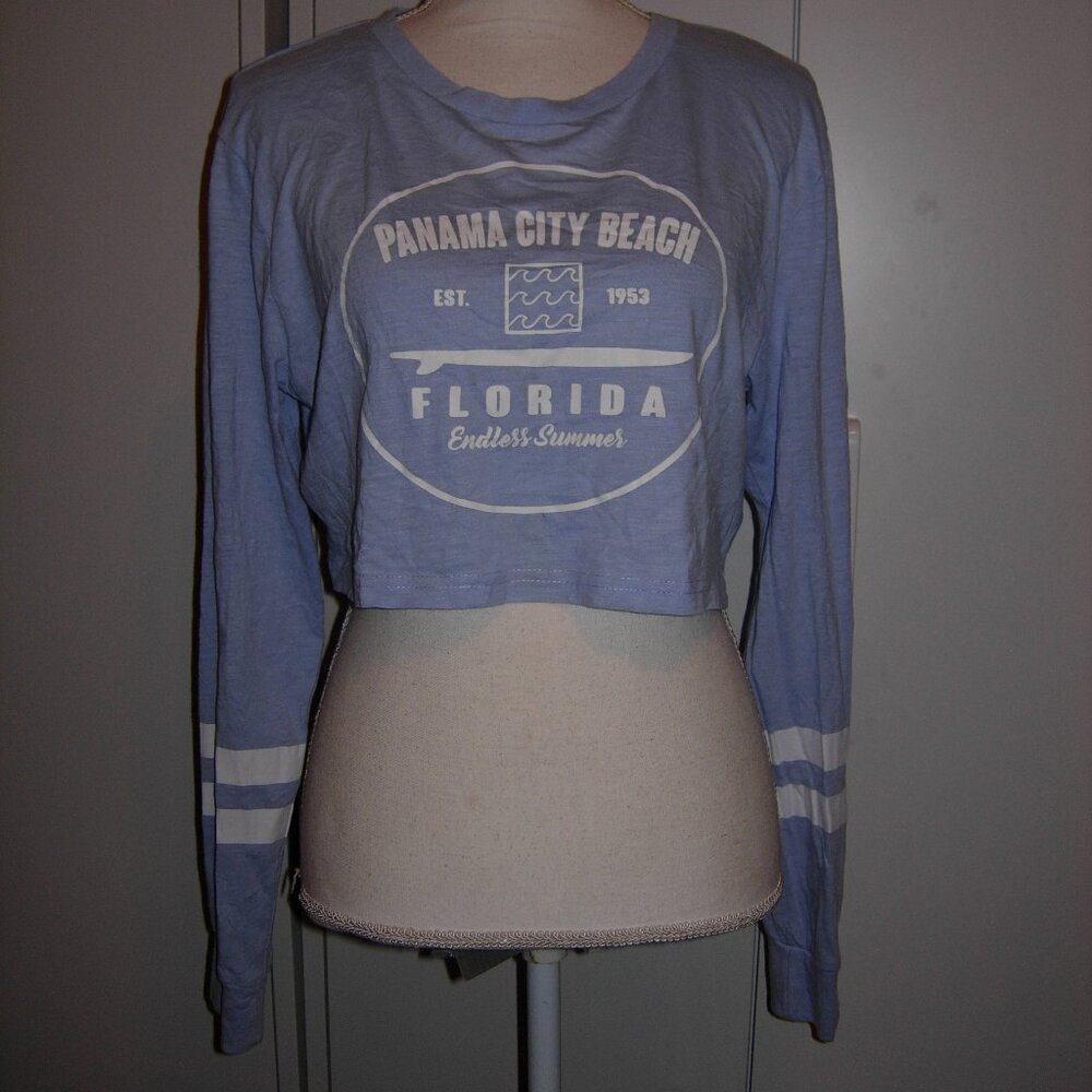 Miami Style Panama City Beach Cropped Top L